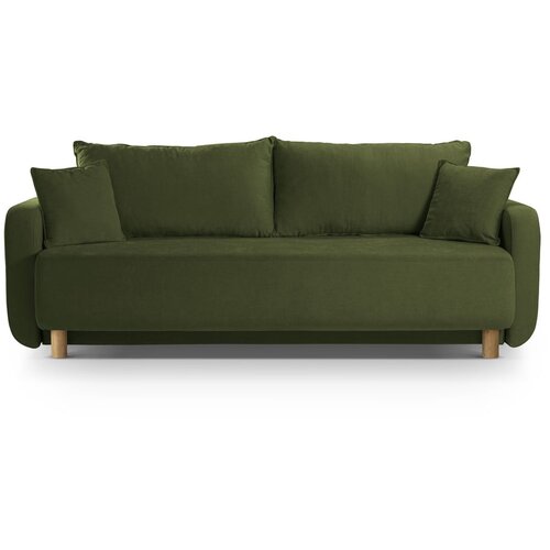 Micadoni Zelena sklopiva/s prostorom za odlaganje sofa 231 cm Elen &amp;ndash; Slike
