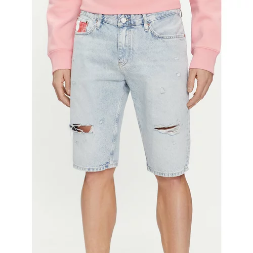 Tommy Jeans Jeans kratke hlače Ryan DM0DM18804 Modra Slim Fit