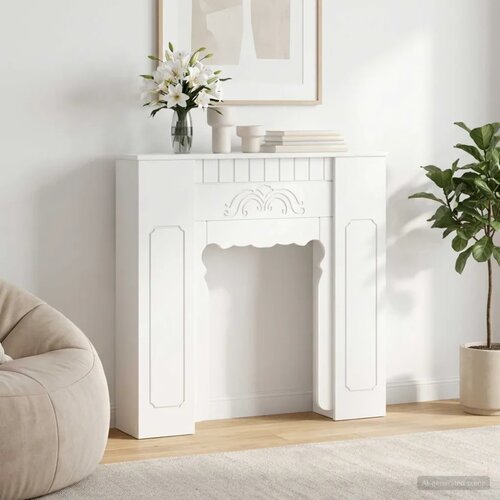  Okvir za kamin Bijela 93 x 20 x 89 cm Konstruirano drvo - Bijela Cijene