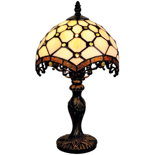  Brilagi - Tiffany vitražna stona lampa SLONOVAČA 1xE27/60W/230V Cene