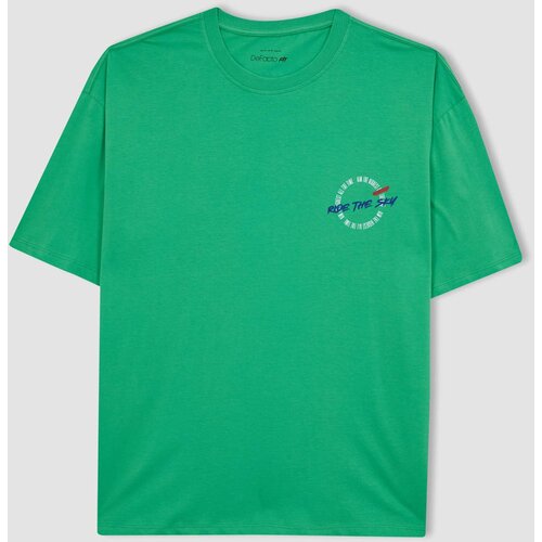 Defacto Oversize Fit Crew Neck Printed T-Shirt Slike