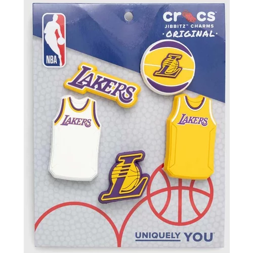 Crocs Bedževi za obuću JIBBITZ NBA Los Angeles Lakers 5-pack 10011275