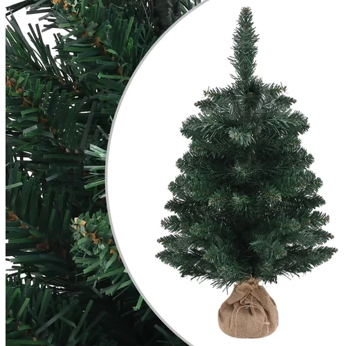  Umjetno božićno drvce sa stalkom zeleno 60 cm PVC