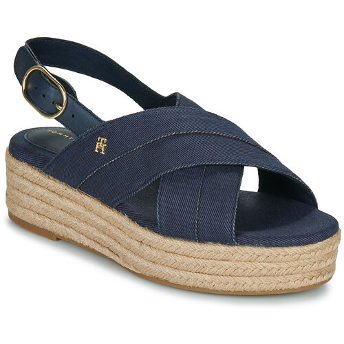 Tommy Hilfiger DENIM ESPADRILLE PLATFORM SANDAL sarena Slike
