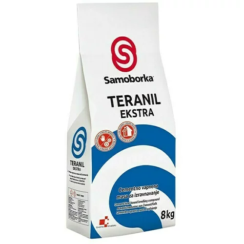 Samoborka Masa za fino zaglađivanje površina Teranil (Cement, 8 kg)