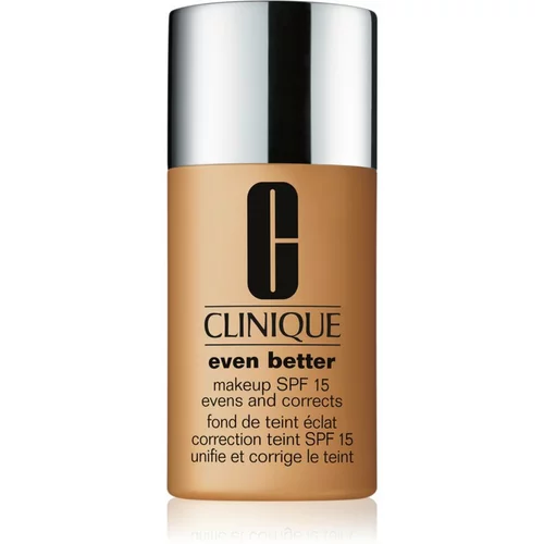 Clinique Even Better™ Makeup SPF 15 Evens and Corrects korektivni puder SPF 15 nijansa WN 100 Deep Honey 30 ml