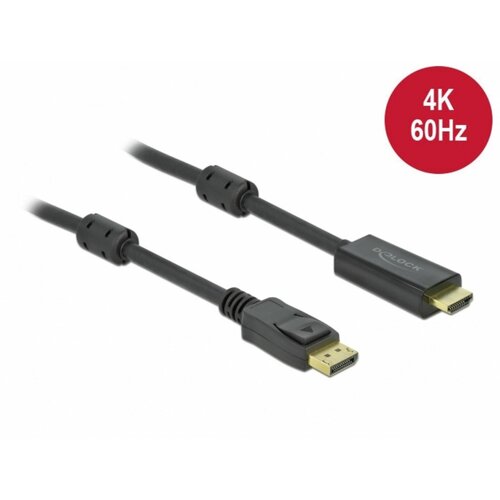 Delock kabel DisplayPort-HDMI 3m 4K 60Hz 85957, (20423672) Cene