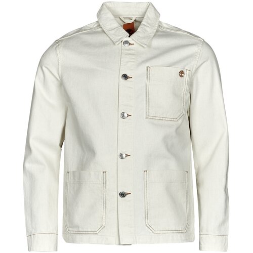 Timberland Work For The Future - Cotton Hemp Denim Chore Jacket Bijela Cijene
