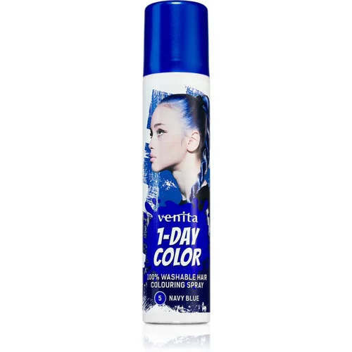 VENITA 1-Day Color sprej u boji za kosu nijansa No. 5 - Navy Blue 50 ml