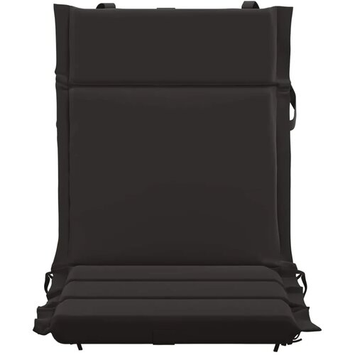  Jastučić za nisku stolicu GEMERT 4 kom. 100% poliester Crna - Crna (poliester) 110 x 50 x 3 cm 4 Slike