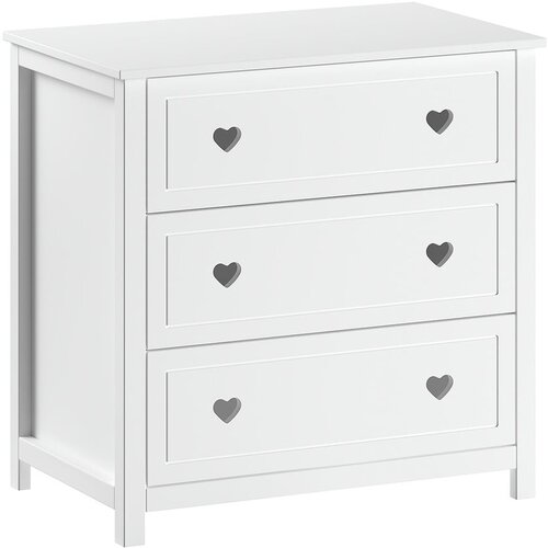 Vipack Bela otroška komoda 90x89x57 cm Amori – Cene