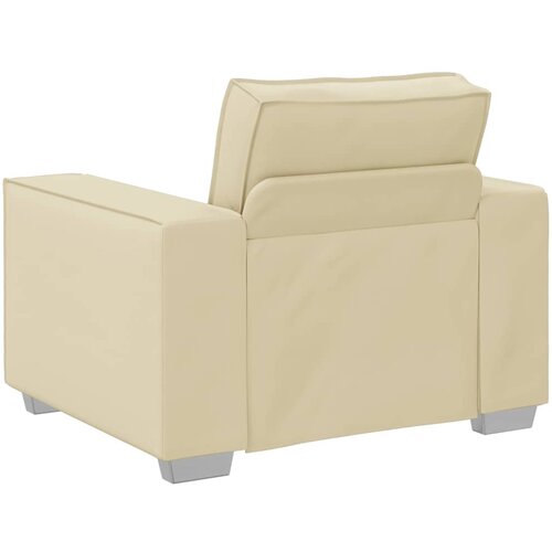 SOFA stolica Krema 100 cm Lažna koža Slike