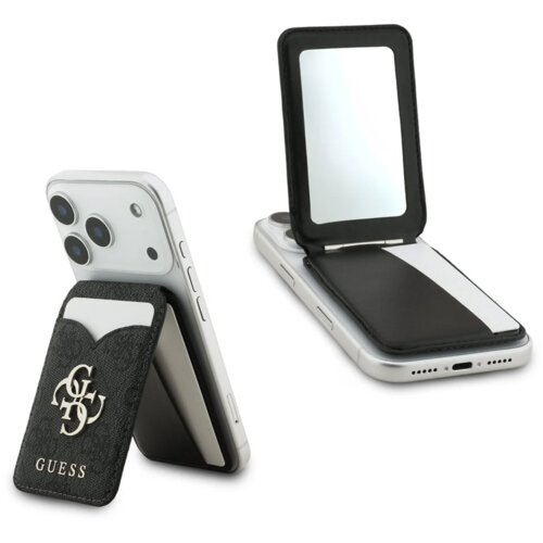 SAS CG MOBILE Novcanik Guess 4G Stand&amp;amp;Mirror Magsafe crni Slike