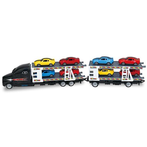  Kamion transporter sa 8 automobila Slike