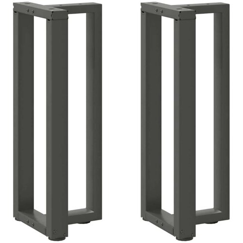  Noge za konzolno mizico v obliki črke T 2 kosa antracit 25x28x(72-73) cm jeklo Cene
