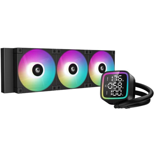DeepCool CPU Hladnjak LD360 ARGB LCD ekran CRNO, R-LD360-BKMSN-G-1 Cene