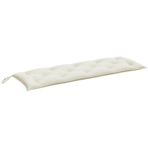  Jastuci za vrtnu klupu 2 kom pro&amp;scaron;arano krem 150x50x7 cm tkanina Slike