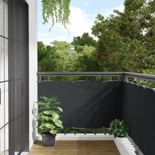 vidaXL Balkonski zaslon za privatnost antracit 400 x 75 m PVC Cijene