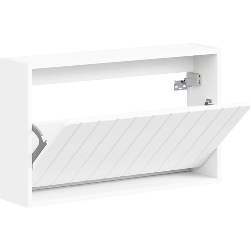  Ormar za cipele na zidu ZWOLLE 71 x 17 x 43 cm Bijela Slike