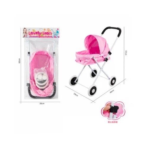 Hk Mini IGRAČKA KOLICA ZA BEBE ROZE Slike