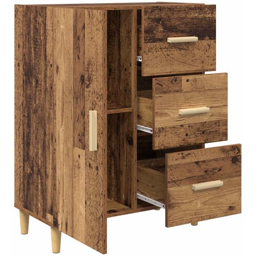  Kreveta Staro drvo 34 x 69.5 x 90 cm Konstruirano drvo Slike