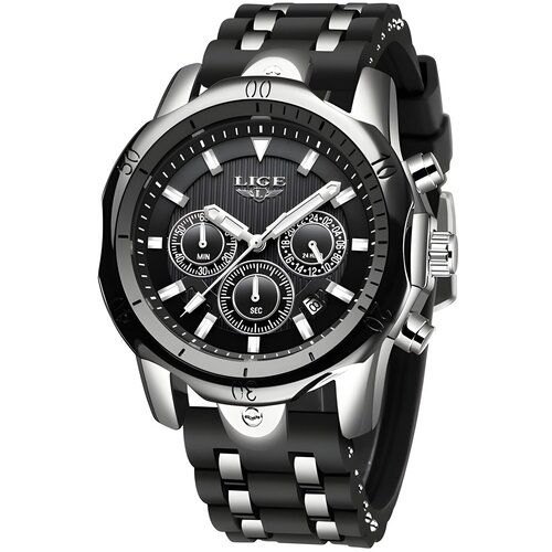Sat LIGE TE-14649 - Crna / Srebrna KP14649 Cijene