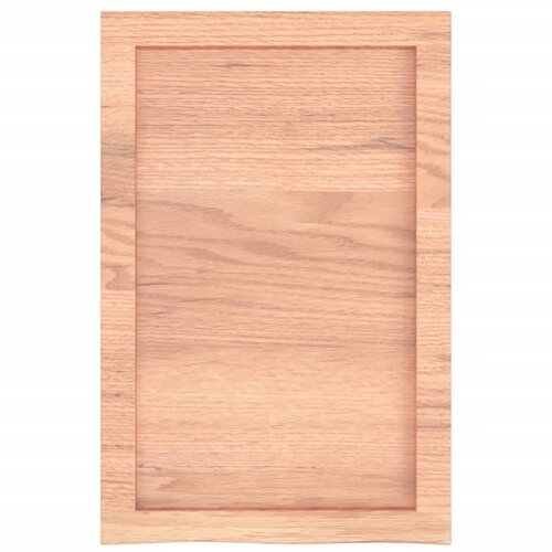  Zidna polica svjetlosmeđa 40x60x(2-4) cm obrađena hrastovina Slike
