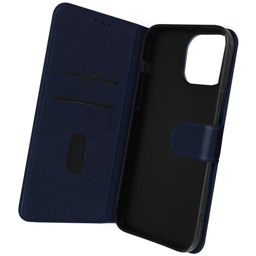 AVIZAR Folio Case iPhone 14 Pro Max z držalom za kartico - modra, (20616523) Cene
