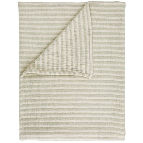 Bianca Zelena bombažna odeja 150x200 cm Cotton Muslin Stripe &amp;ndash; Slike