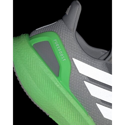 Adidas Teka&amp;scaron;ki čevelj &amp;#039;Pureboost 5&amp;#039; siva / svetlo siva / neonsko zelena Slike