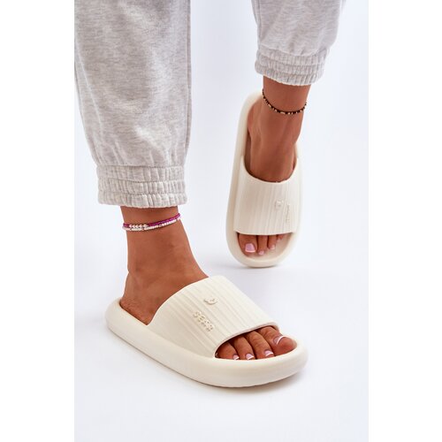 Boto FK1 Lightweight Women's Foam Slides in Light Beige by Fenicva Cene