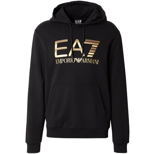Ea7 Emporio Armani Sweater majica zlatna / crna Slike