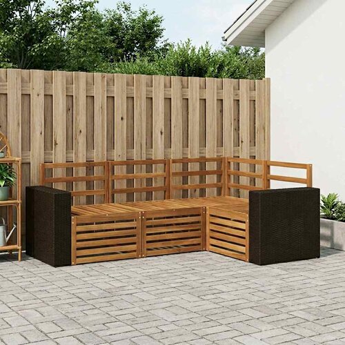  Set vanjskih sofa 4 kom. Poliester Cijene