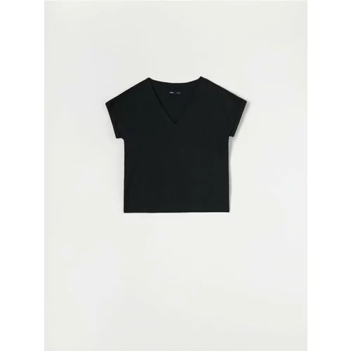 Sinsay ženska pamučna majica kratkih rukava 8271J-99X