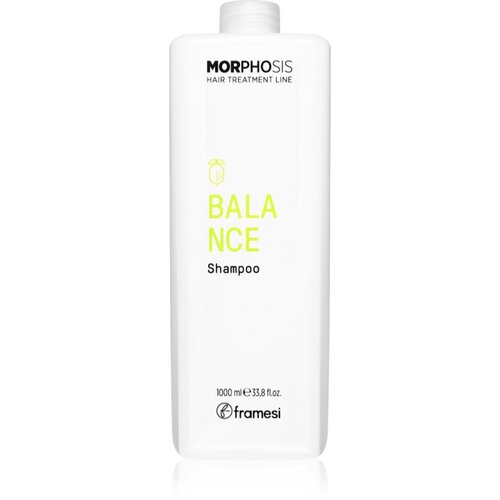 Framesi Morphosis Balance čistilni &amp;scaron;ampon za mastne lase in lasi&amp;scaron;če 1000 ml Slike