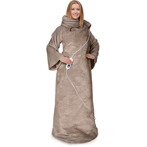 Klarstein Slanket Električna odeja z rokavi 120W 155x180cm Coral Fleece Cene