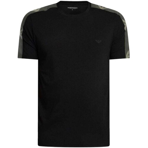 Emporio Armani ASV Lounge Tape T-Shirt Black Crna Slike