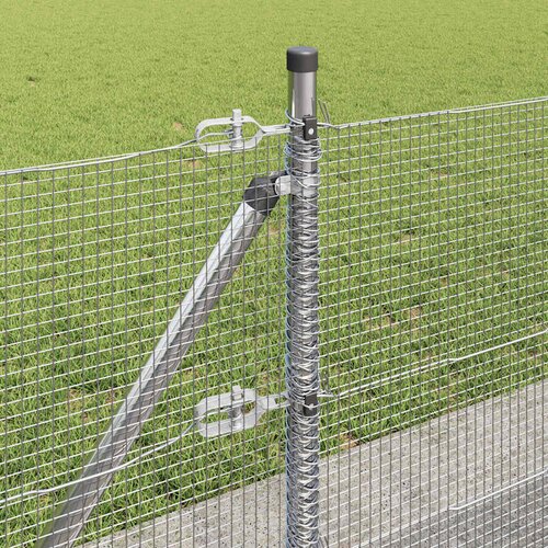  Zavareno žičano ogradno mreža s betonskom podlogom 50 x 0,4 m Slike