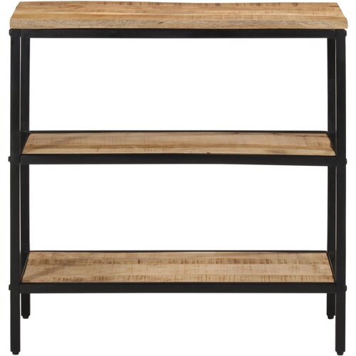 Maison Chic konzolna miza - miza ob steni 70x35x70 cm trden neobdelan mangov les, (21785795) Cene