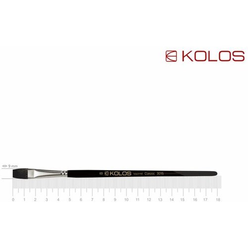 Rosa kolos Classic 3016 ravna četka za vevericu | č. 8 Slike
