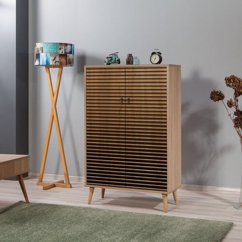 Woody Fashion Komoda Multibox 80x127x36cm Hrast Cene