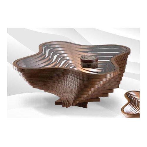  Klub sto Suzan Tamni Orah 900x900x420 mm ( 800-572 ) Cene