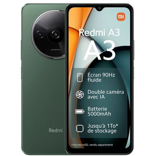  Mobitel XIAOMI Redmi A3 Dual Sim 128GB 4GB, Green