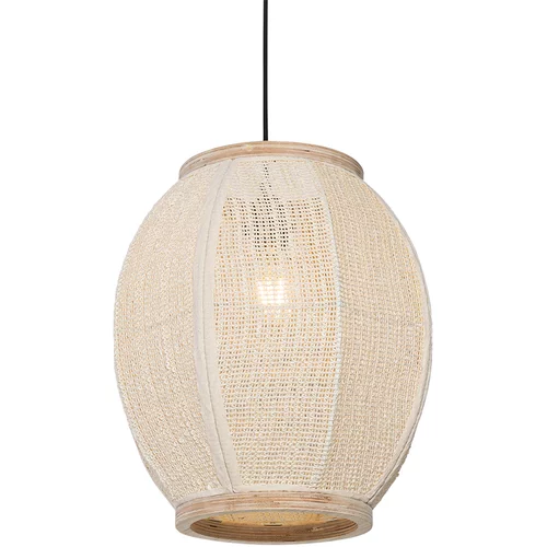 QAZQA Orientalska viseča svetilka naravna 35 cm - Rob