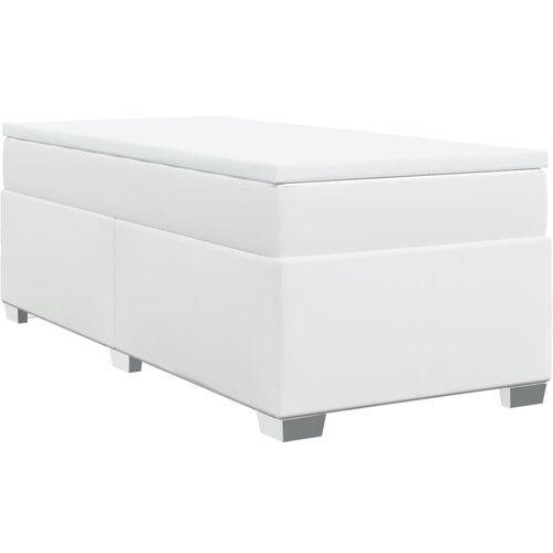 Maison Chic Box spring postelja - Vzmetna postelja z vzmetnico bel 100x200 cm umetno usnje SL17467, (21895184) Cene
