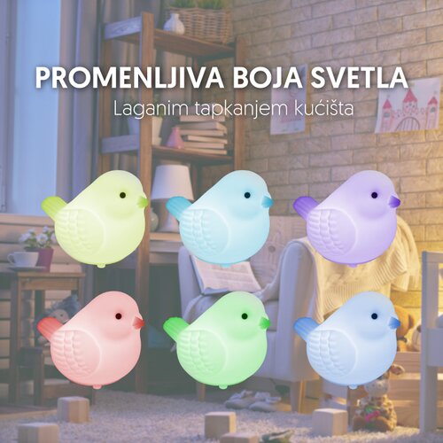  Vi&amp;scaron;ebojno noćno svetlo &amp;quot;ptica&amp;quot; Slike