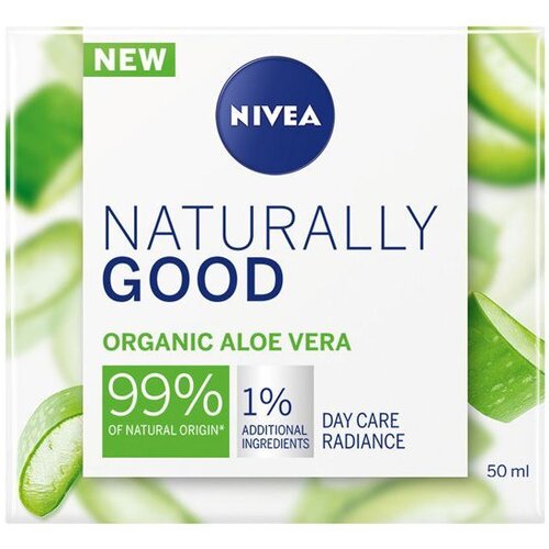 Nivea Naturally Good Aloe Vera dnevna krema za kožo 50 ml za ženske Slike