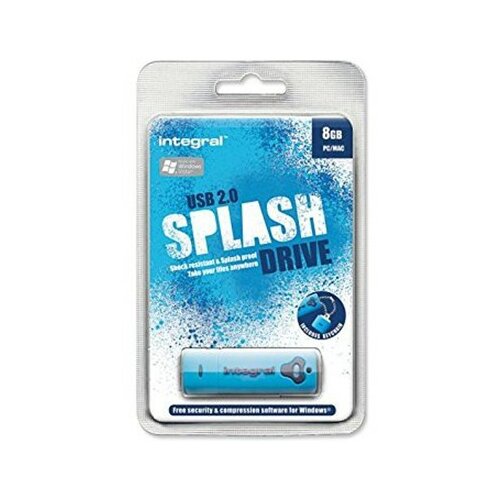 Integral 8 GB Splash Blue 105521 usb memorija Slike