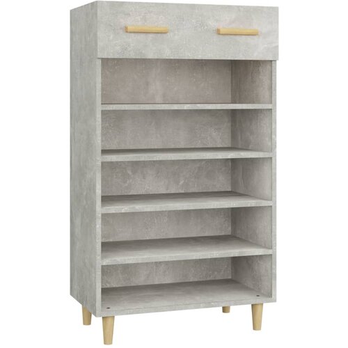 Maison Chic Omarica za obutev - Kopa za čevlje betonsko siva 60x35x105 cm konstruiran les, (21777408) Slike