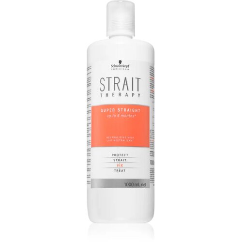 Schwarzkopf Professional STRAIT Therapy Neutralising Milk mleko za lase za fiksacijo in obliko 1000 ml Slike